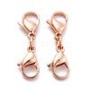 304 Stainless Steel Lobster Claw Clasps STAS-WH0026-07B-RG-2