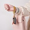 Chain Link Wristlet Keychain HJEW-SW00014-02-6