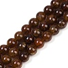 Natural Garnet Beads Strands G-U026-A10-6mm-2