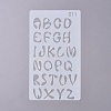 Plastic Drawing Stencil DIY-WH0152-83P-1