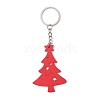 Christmas Tree Wood Pendant Keychain Sets KEYC-JKC00970-4