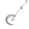 Tibetan Style Alloy Hook Bookmarks AJEW-JK00194-5