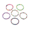 6Pcs Handmade Polymer Clay Heishi Beads Stretch Bracelets for  Girl BJEW-JB11377-4