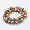 Natural Gemstone Beads Strands X-GSR12mmC016-3