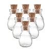 Oval Glass Bottle for Bead Containers X1-AJEW-R045-09-1
