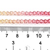 Gradient Color Baking Paint Glass Bead Strands X1-DGLA-A039-T6mm-A02-5