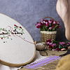 9Pcs 9 Styles Plastic Embroidery Thread Plate DIY-FG0007-69-6