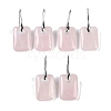 Natural Rose Quartz Dangle Earrings EJEW-C119-02P-09-1