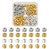 Yilisi 240Pcs 4 Style Tibetan Style Alloy Spacer Beads TIBEB-YS0001-05-9