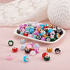 Mega Pet 110Pcs 11 Colors Resin European Beads RPDL-MP0001-01-15