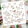 PET Hollow Out Drawing Painting Stencils DIY-WH0391-0649-3