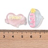 Transparent Resin Cabochons RESI-H162-12-3