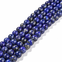 Natural Lapis Lazuli Beads Strands G-S333-8mm-013