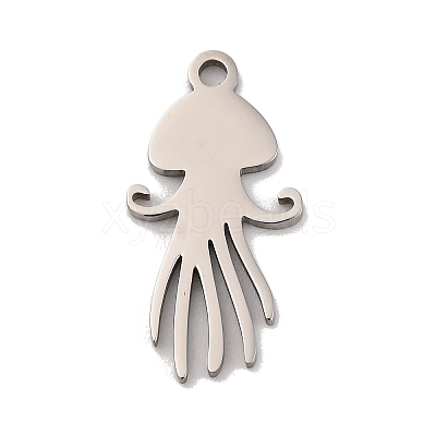 Non-Tarnish 201 Stainless Steel Pendants STAS-U016-08P-04-1