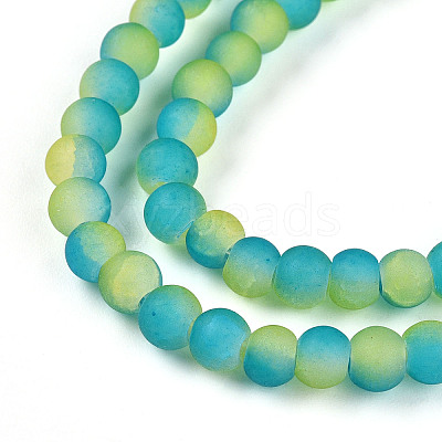 Crackle Glass Beads X1-GLAA-N009-4mm-10-1