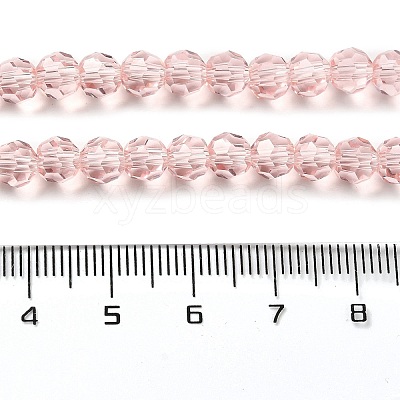 Transparent Glass Beads EGLA-A035-T6mm-D20-1