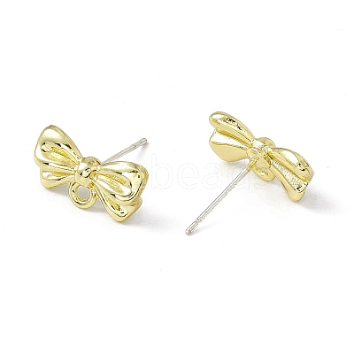 Rack Plating Alloy Stud Earring Findings FIND-I030-13LG-1