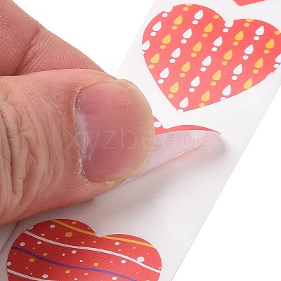 Valentine's Day Heart Paper Stickers DIY-I107-02C-1