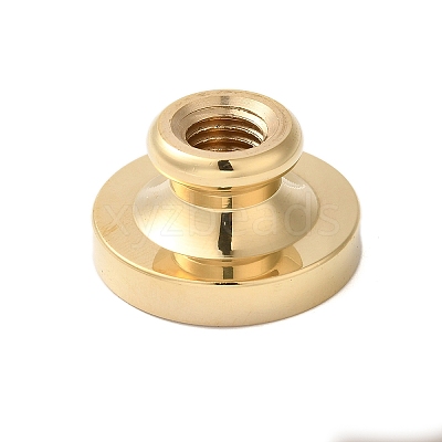 Golden Tone Wax Seal Brass Stamp Heads AJEW-U008-02G-16-1