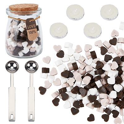 Sealing Wax Particles Kits for Retro Seal Stamp DIY-CP0003-60W-1