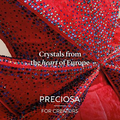 Preciosa® Crystal Hotfix Flatback Stones Y-PRC-HSS12-70020-1