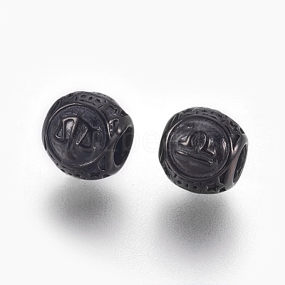 316 Surgical Stainless Steel European Beads STAS-F195-128B-03-1