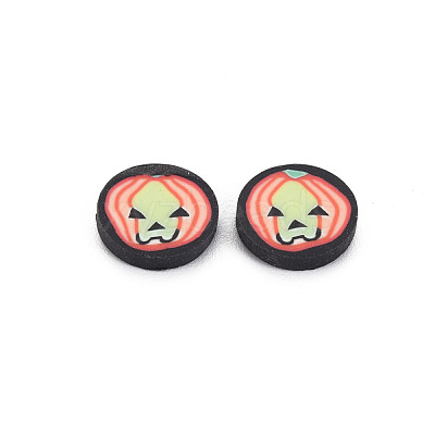 Halloween Handmade Polymer Clay Cabochons CLAY-N006-105-1