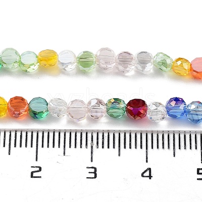 Electroplate Glass Beads EGLA-P056-01F-1