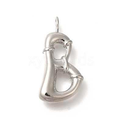 Rack Plating Brass Pendants KK-I722-08P-B-1