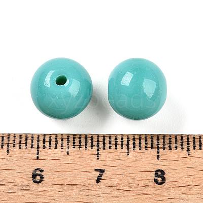 Opaque Solid Color Glass Beads X1-GLAA-N007-10mm-A09-1