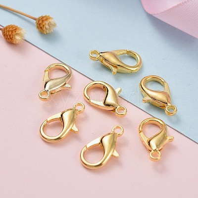 Zinc Alloy Lobster Claw Clasps E106-G-1