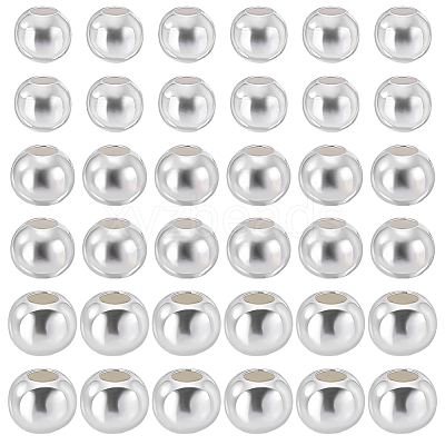 90Pcs 3 Styles 925 Sterling Silver Beads STER-PH0005-17-1