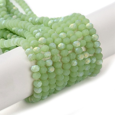 Imitation Jade Glass Beads Strands EGLA-A034-J2mm-MB01-1