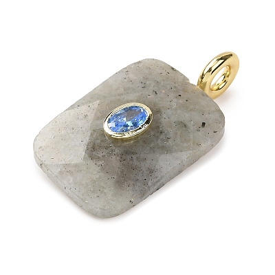 Natural Mixed Stone Faceted Pendants G-B186-01G-1