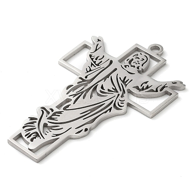 Non-Tarnish 304 Stainless Steel Pendants STAS-R116-04P-1