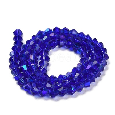 Transparent Electroplate Glass Beads Strands LS-EGLA-A039-T4mm-L06-1