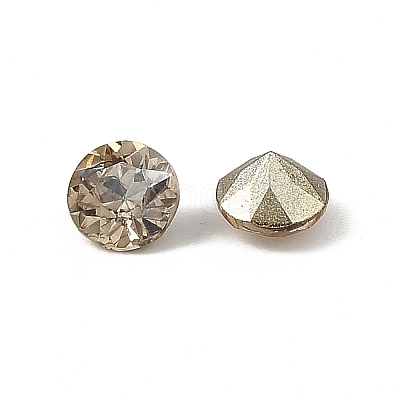 Glass Rhinestone Cabochons GLAA-A018-6mm-001GS-1