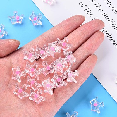 Transparent Acrylic Beads LS-MACR-S373-105-B04-1