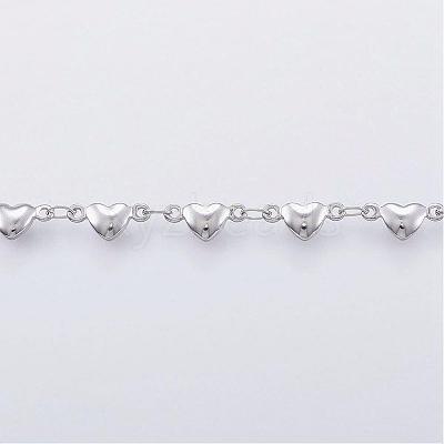 Tarnish Resistant 304 Stainless Steel Bar Link Chains STAS-G038-05P-1