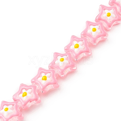 Transparent Glass Beads Strands LAMP-K037-07G-1