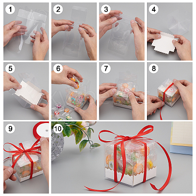 Foldable Transparent PVC Boxes CON-BC0006-42B-1