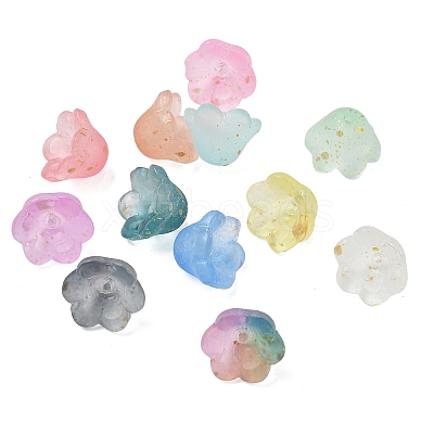 Frosted Glass Bead Cap FGLA-C001-01-1