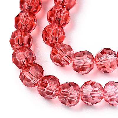 Transparent Glass Beads Strands GLAA-E036-07N-1