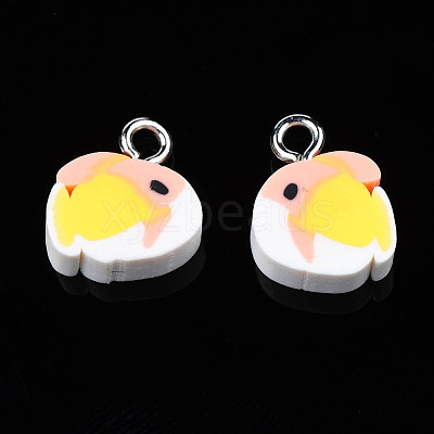 Handmade Polymer Clay Charms CLAY-S096-025-1