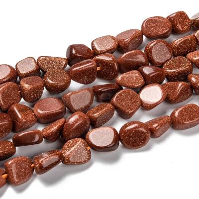 Synthetic Goldstone Beads Strands G-G018-14B-1