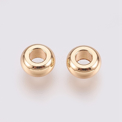 Brass Spacer Beads X-KK-R058-086G-1