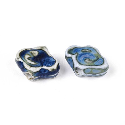 Handmade Porcelain Beads X-PORC-T133-30H-1