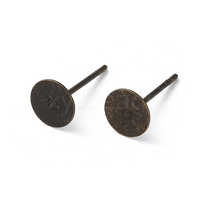 Stud Earring Settings KK-C2899-NFAB-01-1