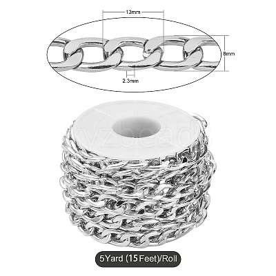 Aluminium Curb Chains CHA-CJC0001-01P-1