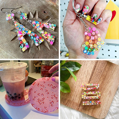 70G 10 Styles Handmade Polymer Clay Sprinkles Mix CLAY-SW0001-03B-1